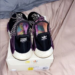 Human races purple and black